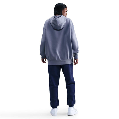 Indigo - Lifestyle - Nike Womens-Ladies Phoenix Fleece Pull Over Oversized Hoodie