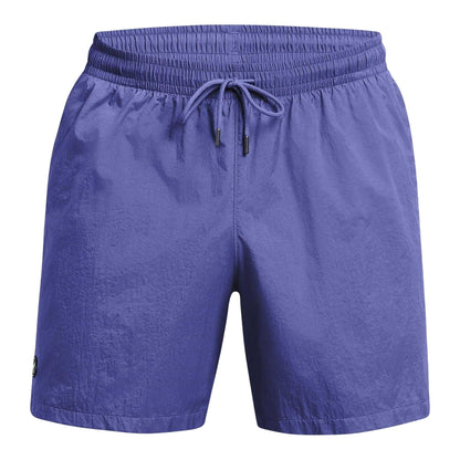 Purple - Front - Under Armour Mens Icon Crank Volley Shorts