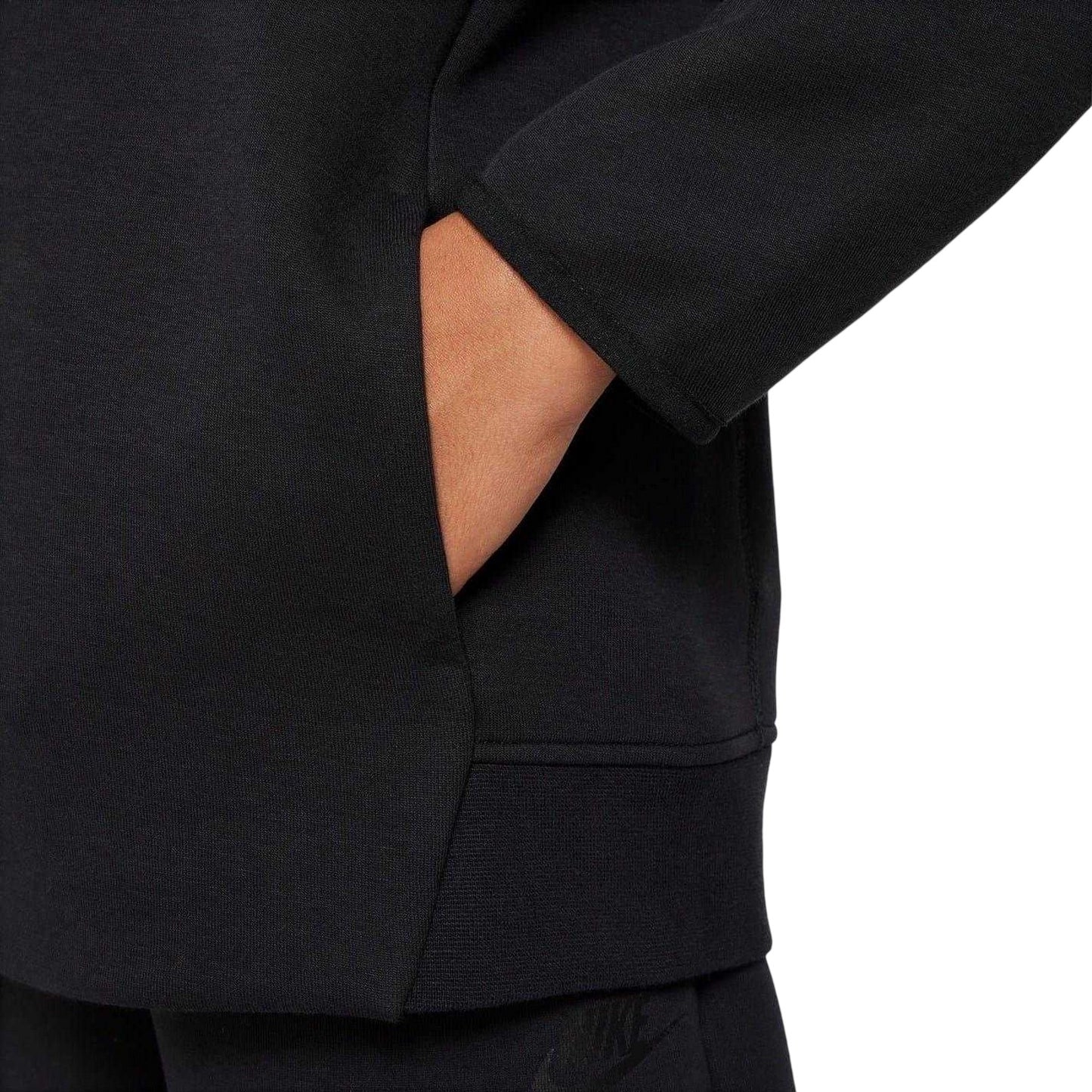 Black - Lifestyle - Nike Childrens-Kids Sportswear Tech Fleece Hoodie