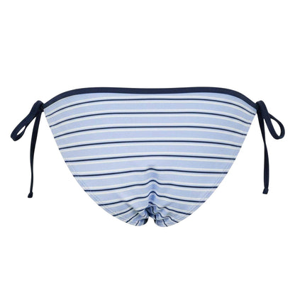 Navy - Back - Jack Wills Womens-Ladies Stripe Side Tie Bikini Bottoms