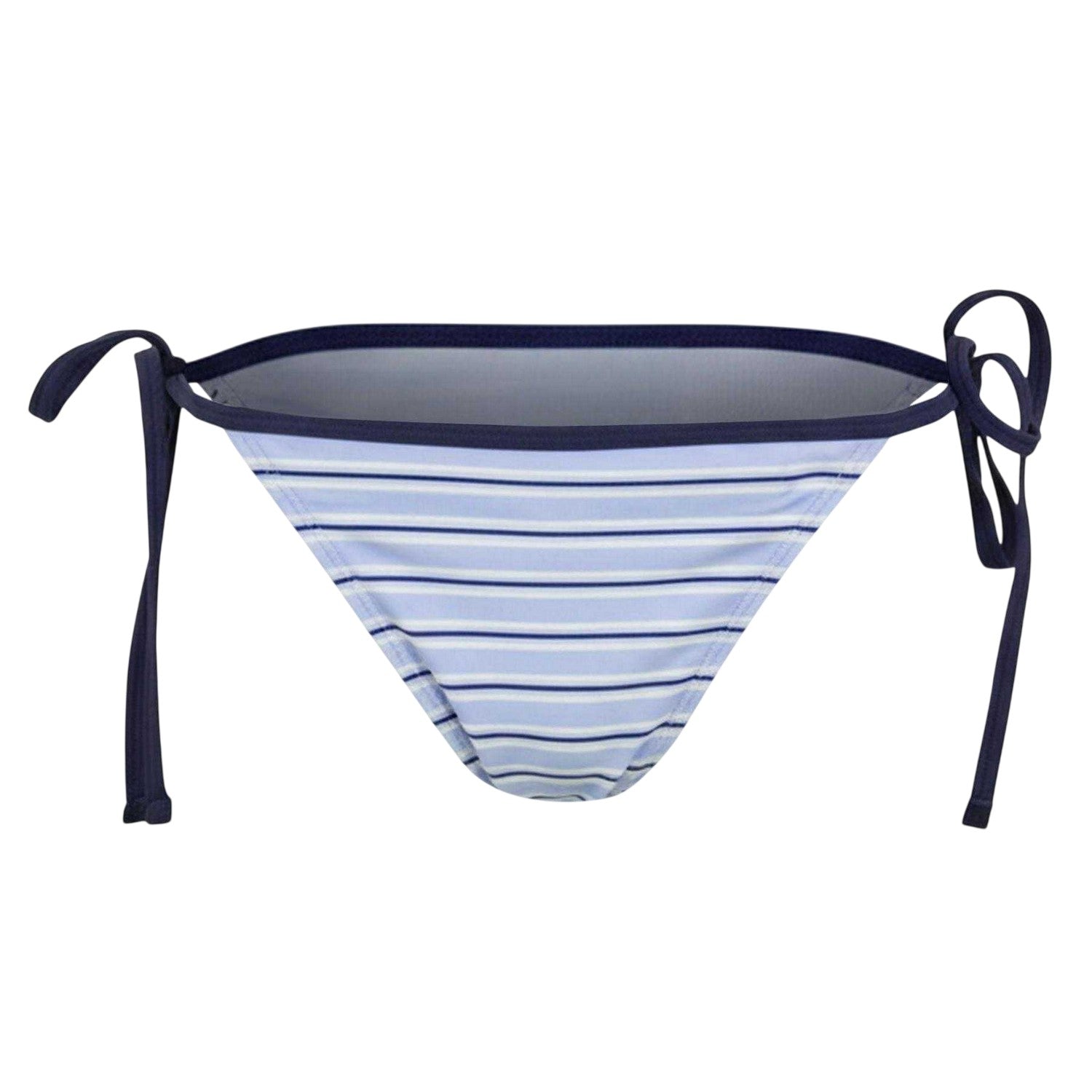 Navy - Front - Jack Wills Womens-Ladies Stripe Side Tie Bikini Bottoms