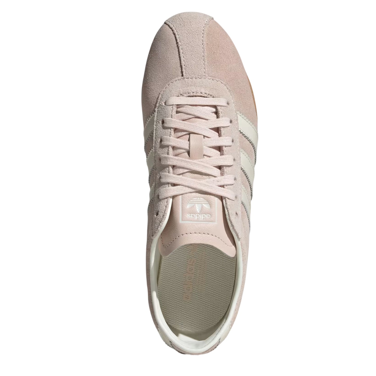Quartz - Lifestyle - Adidas Womens-Ladies Tokyo 3 Stripes Leather Low Cut Trainers