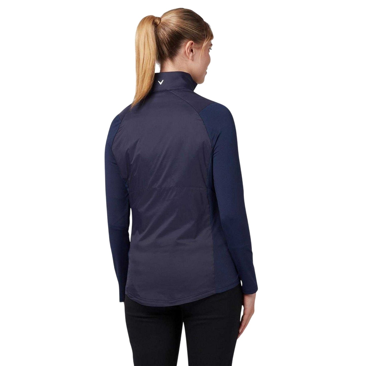 Peacoat - Back - Callaway Womens-Ladies Performance Golf Jacket