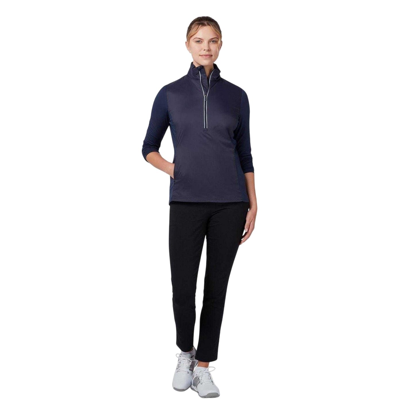 Peacoat - Side - Callaway Womens-Ladies Performance Golf Jacket