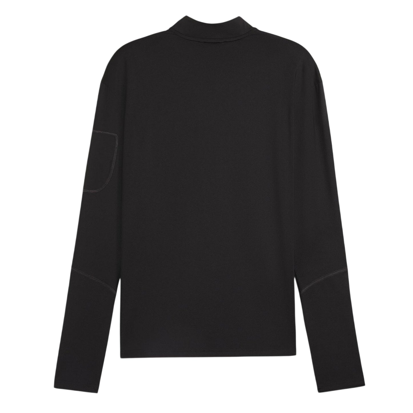 Black - Back - Puma Mens Cloudspun Quarter Zip Long-Sleeved Top
