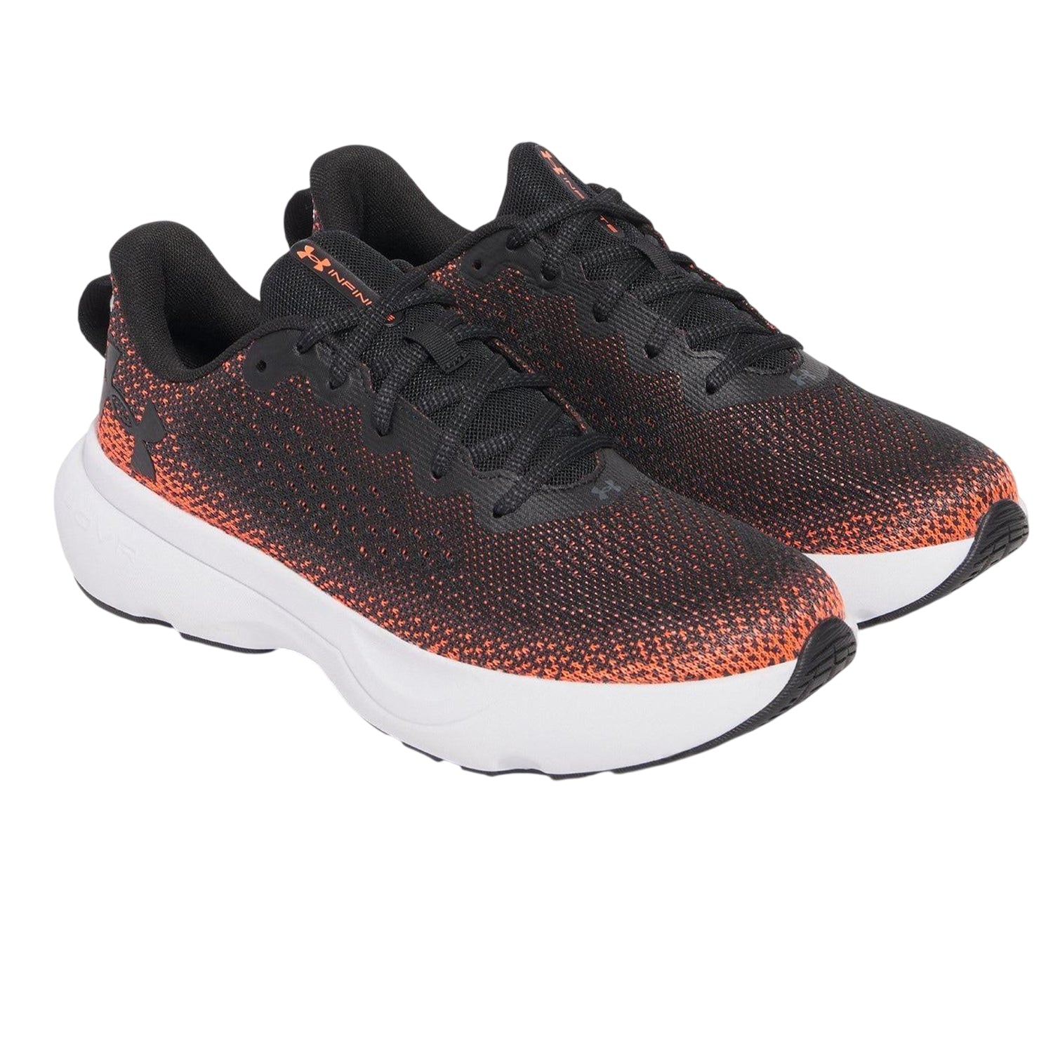Black-Red - Pack Shot - Under Armour Mens Infinite Max Cushioning Trainers