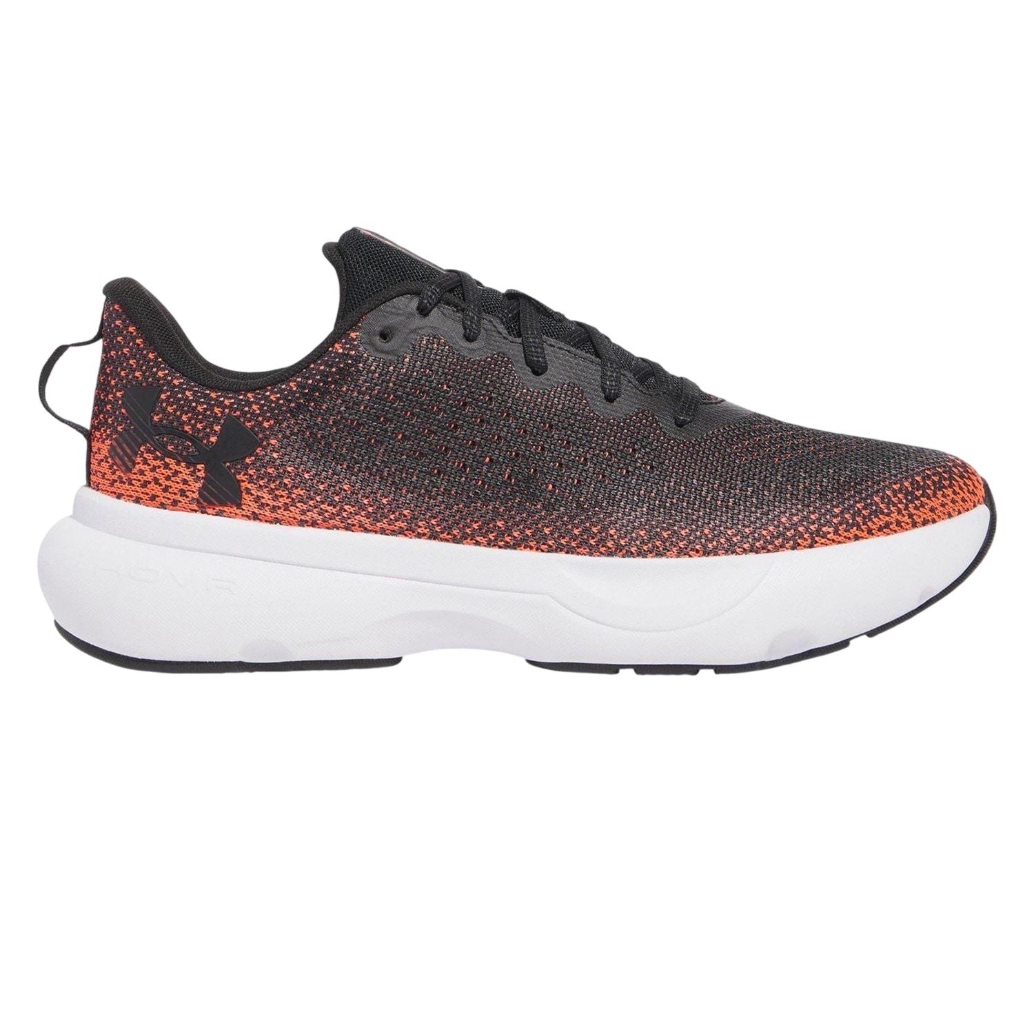Black-Red - Front - Under Armour Mens Infinite Max Cushioning Trainers