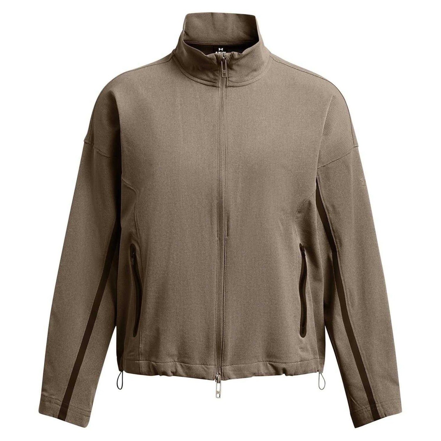 Brown - Front - Under Armour Womens-Ladies Unstoppable Ventilated Athletic Tracksuit Top