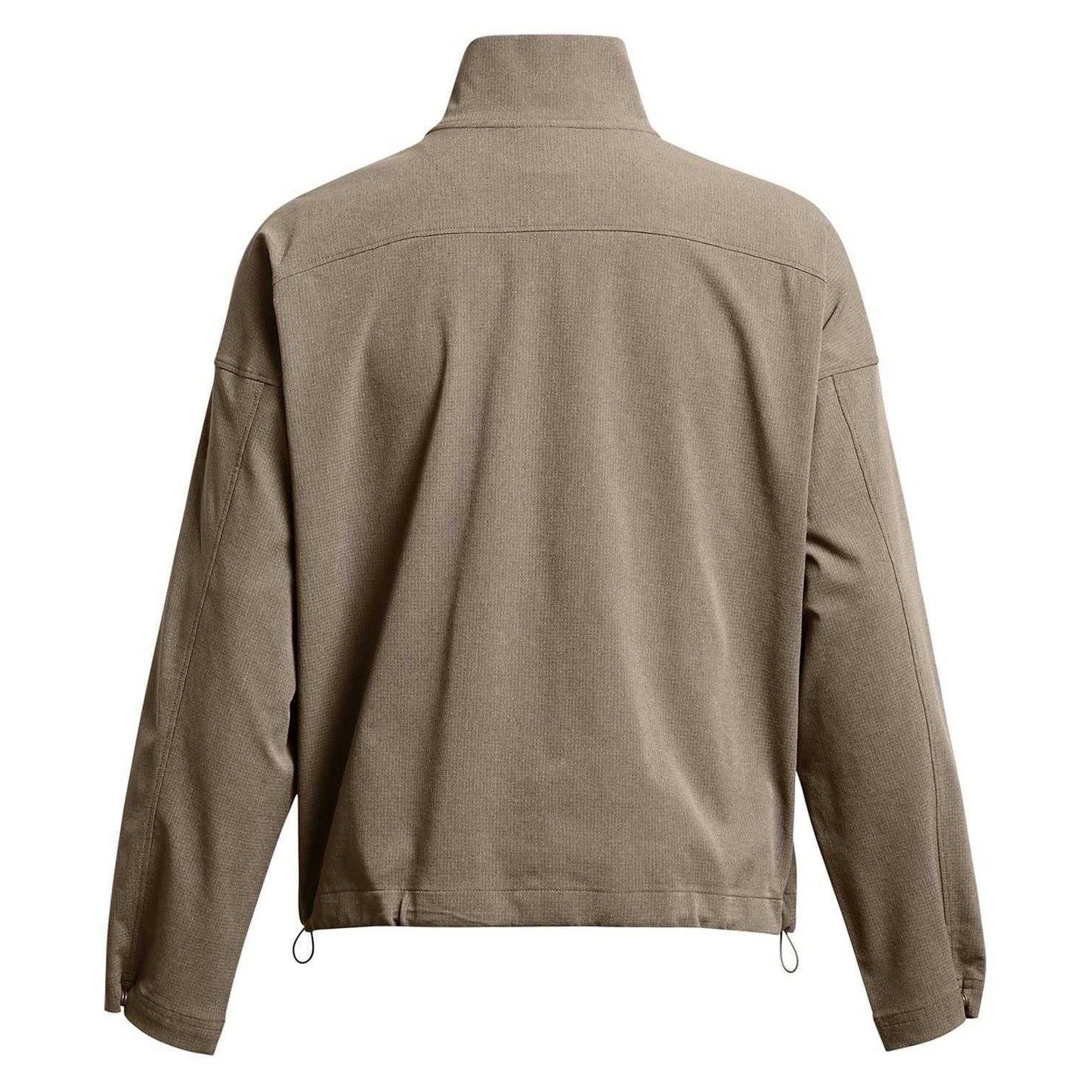 Brown - Back - Under Armour Womens-Ladies Unstoppable Ventilated Athletic Tracksuit Top