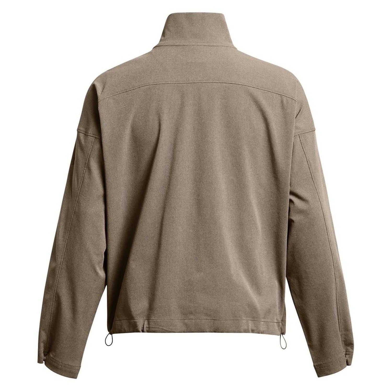 Brown - Back - Under Armour Womens-Ladies Unstoppable Ventilated Athletic Tracksuit Top