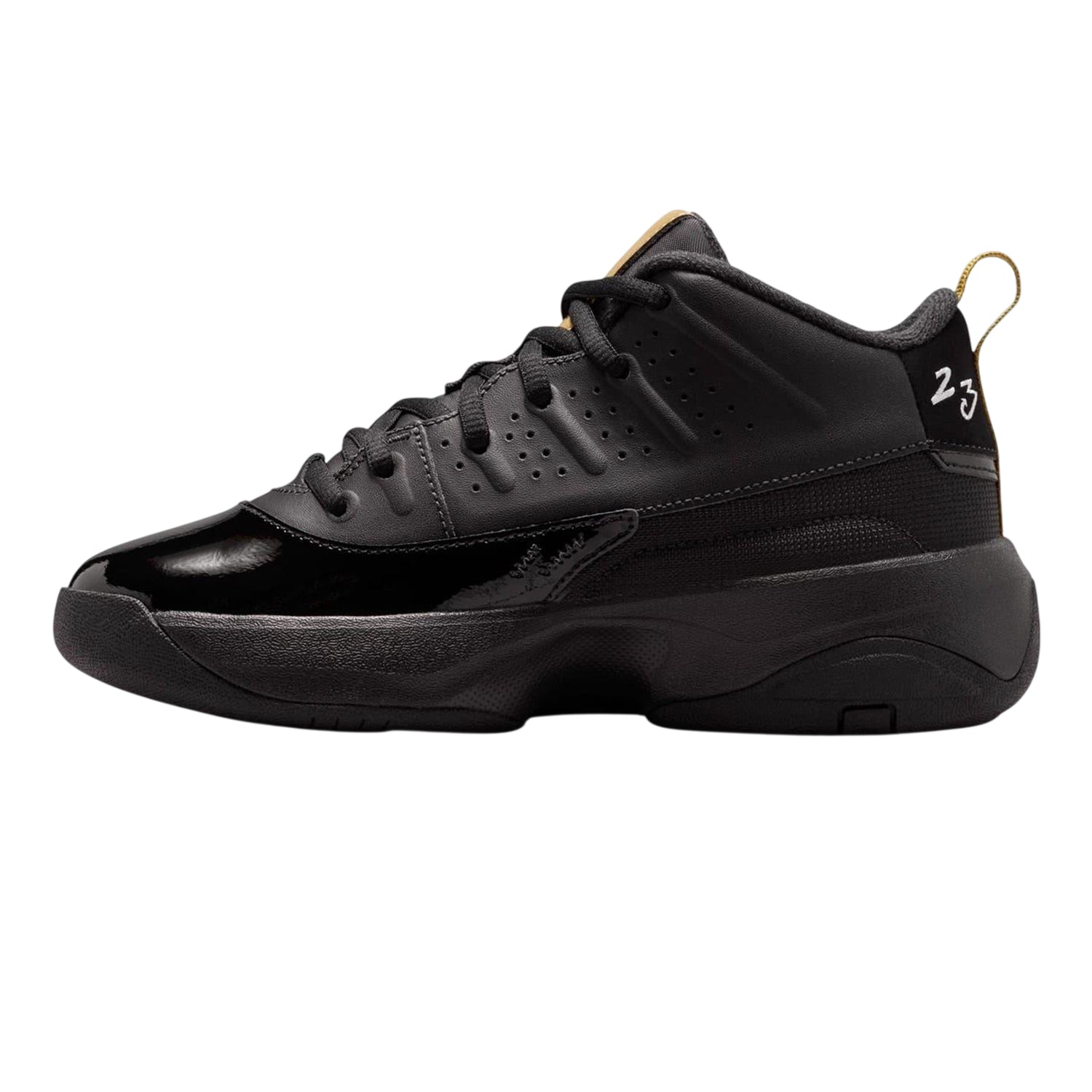 Black - Side - Nike Childrens-Kids Air Jordan Max Aura Basketball Trainers