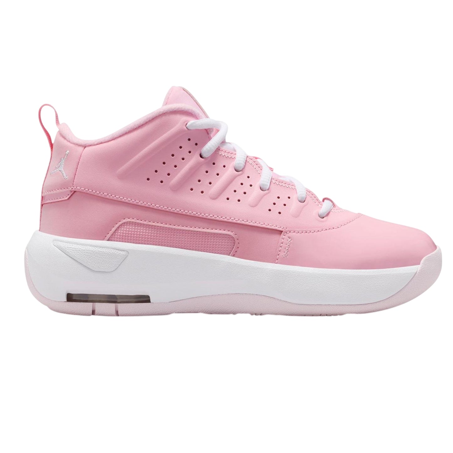 Soft Pink - Front - Nike Childrens-Kids Air Jordan Max Aura Basketball Trainers