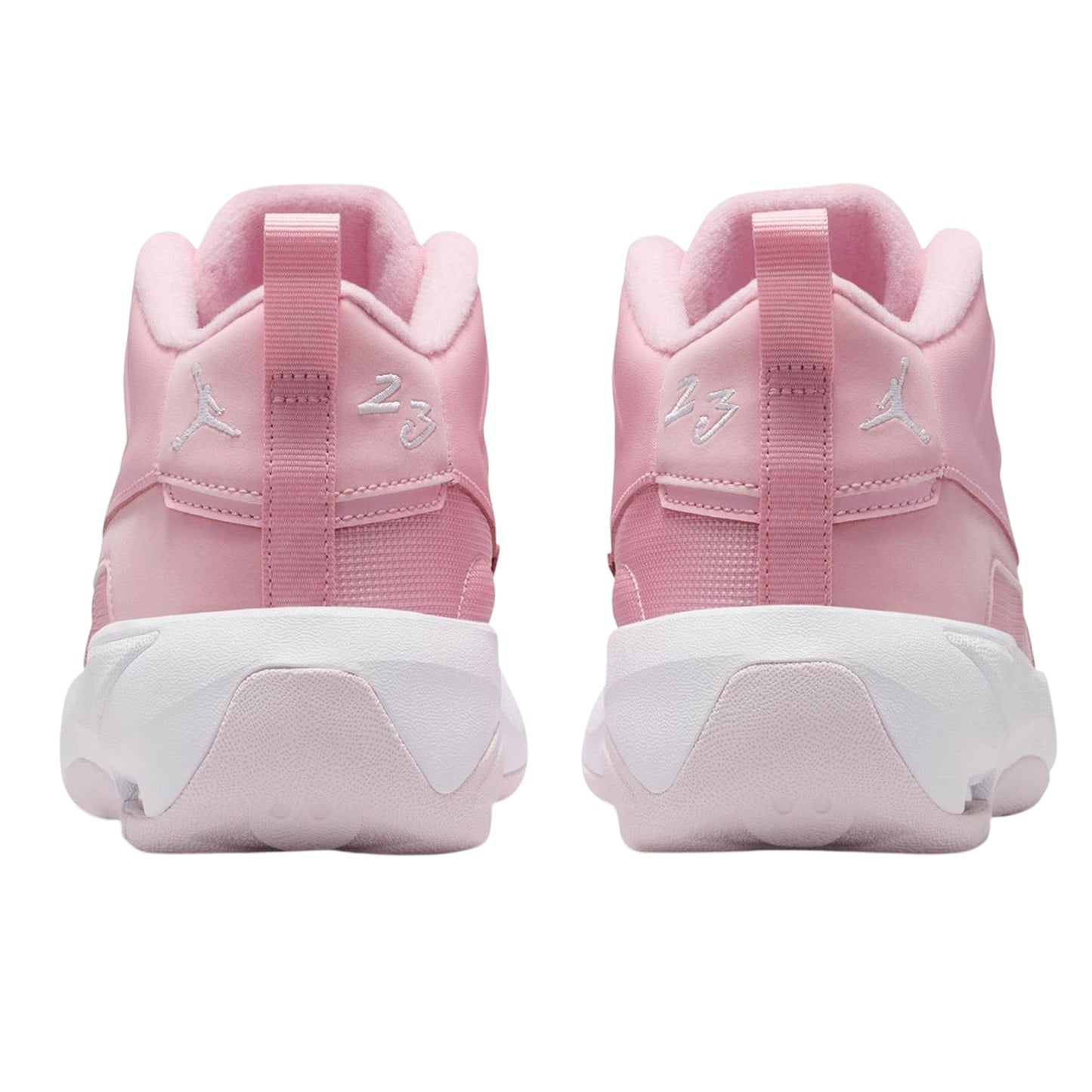 Soft Pink - Back - Nike Childrens-Kids Air Jordan Max Aura Basketball Trainers