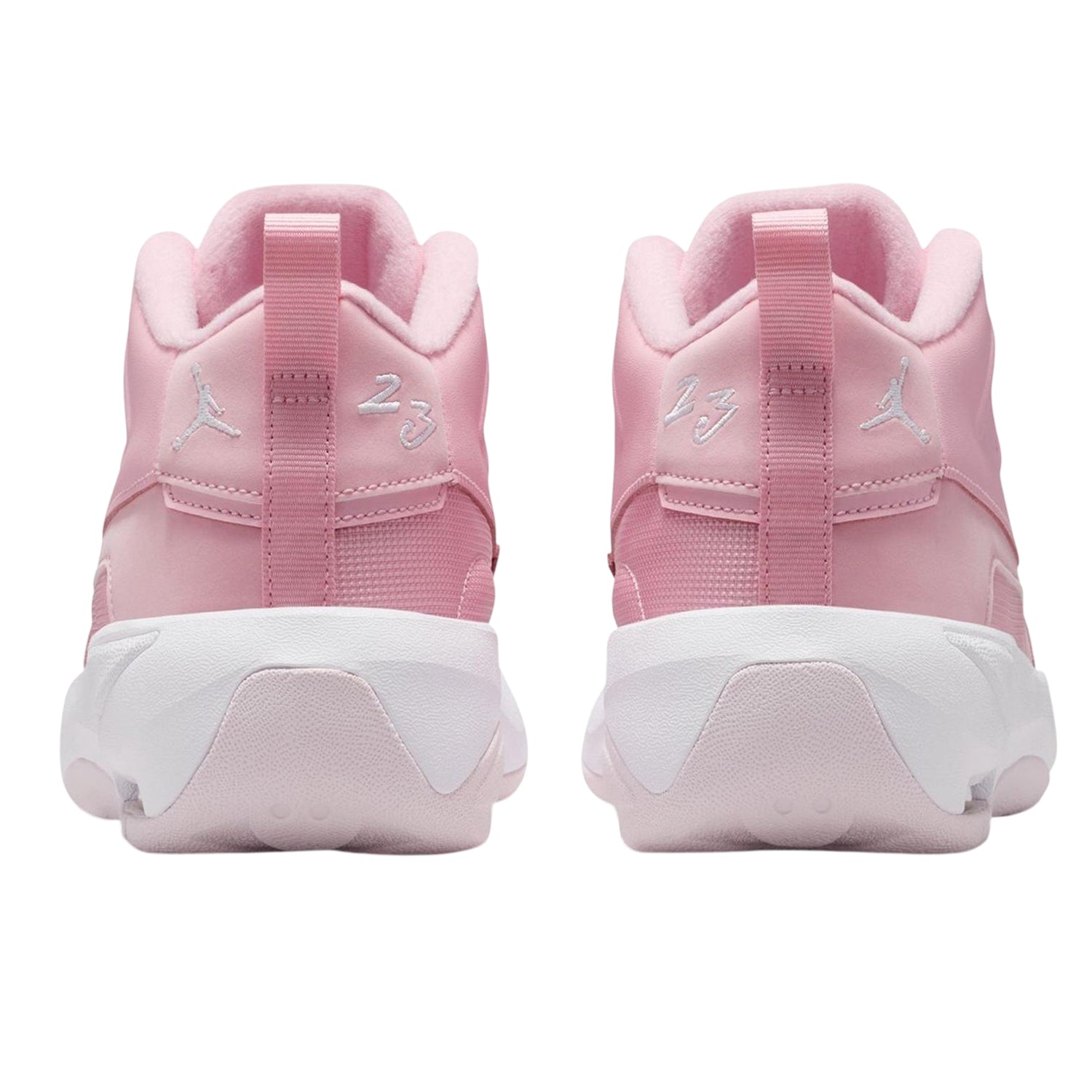 Soft Pink - Back - Nike Childrens-Kids Air Jordan Max Aura Basketball Trainers