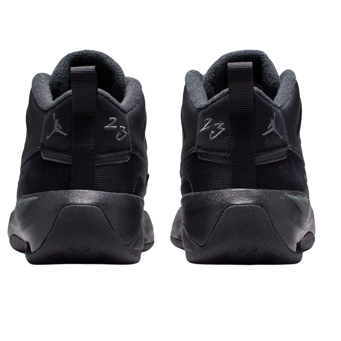 Triple Black - Back - Nike Childrens-Kids Air Jordan Max Aura Basketball Trainers