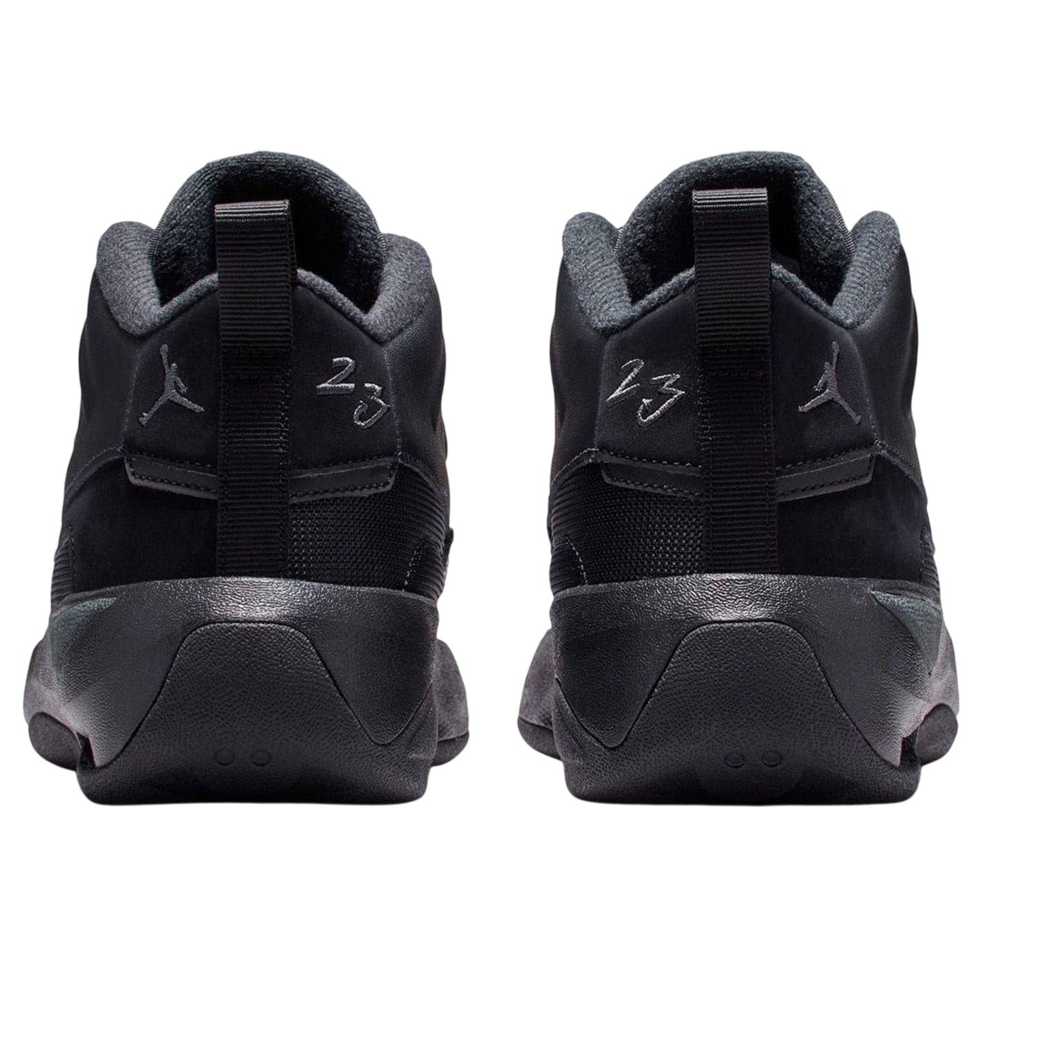 Triple Black - Back - Nike Childrens-Kids Air Jordan Max Aura Basketball Trainers