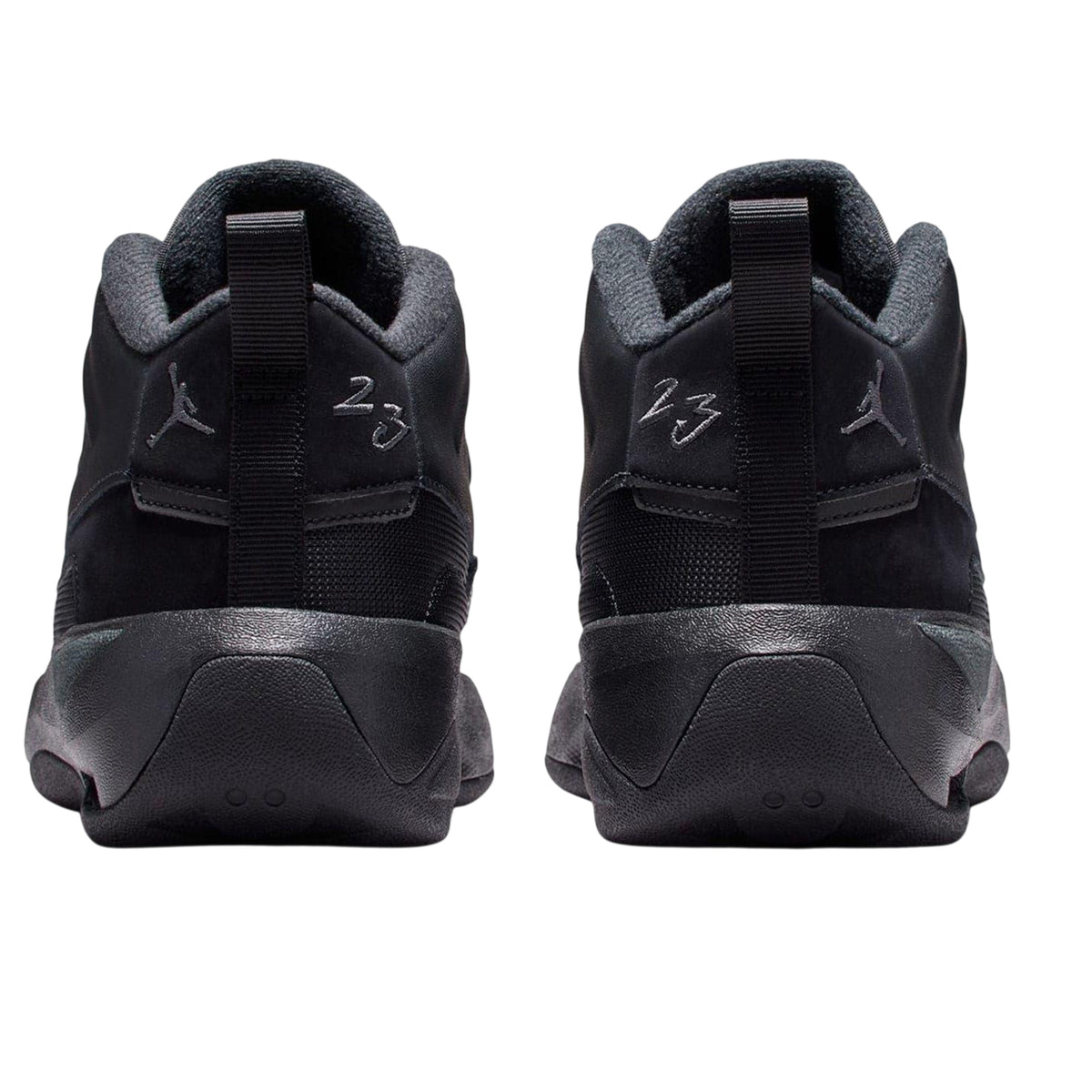 Triple Black - Back - Nike Childrens-Kids Air Jordan Max Aura Basketball Trainers