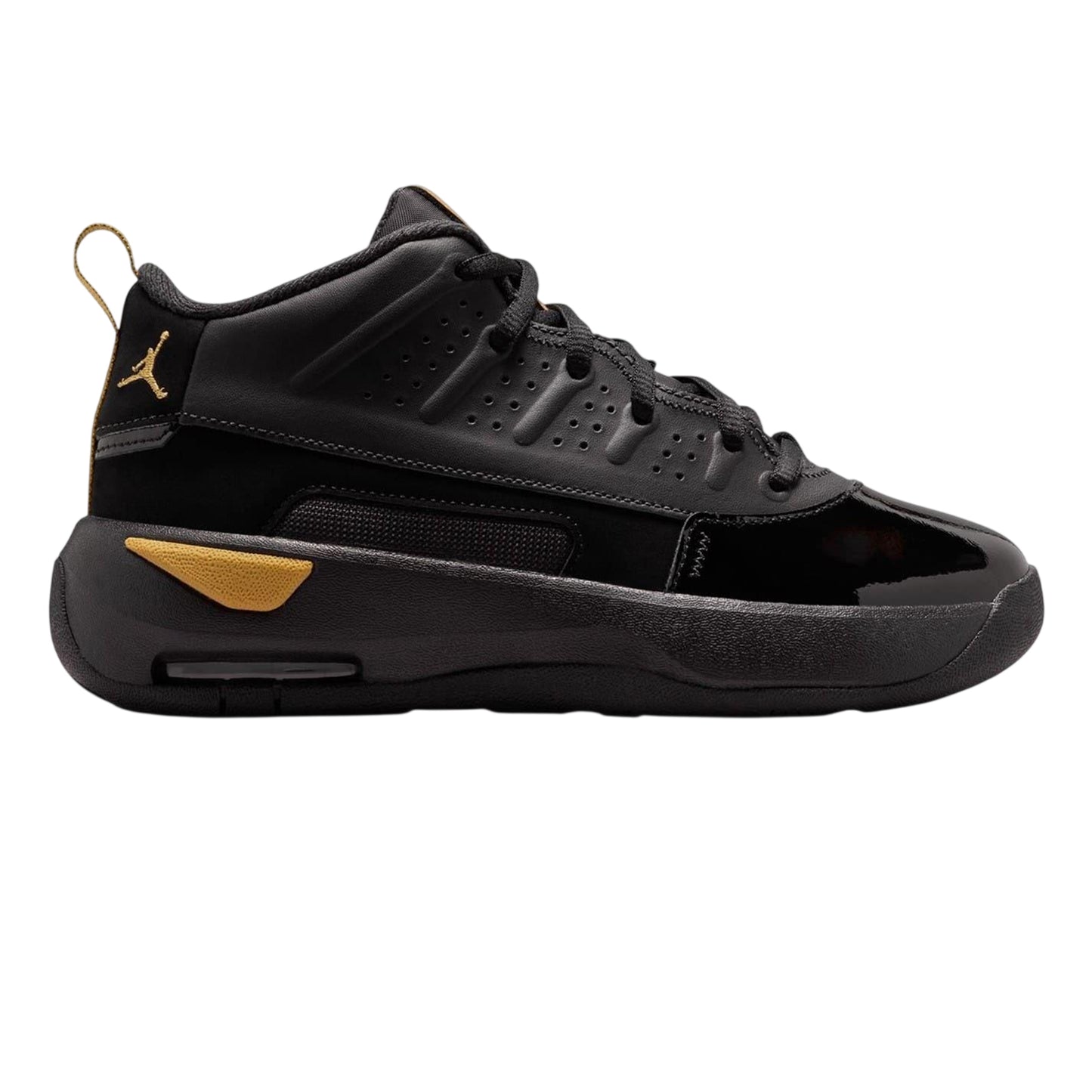 Black - Front - Nike Childrens-Kids Air Jordan Max Aura Basketball Trainers