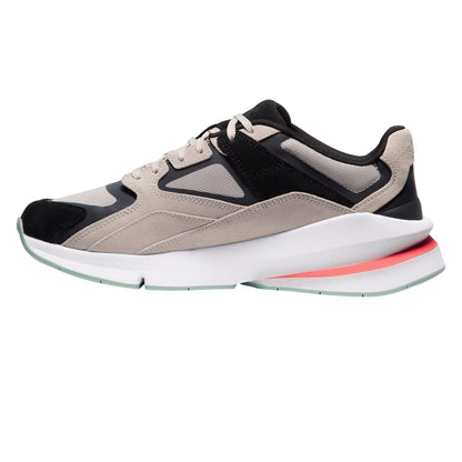 Grey - Back - Under Armour Mens Forge 96 Suede Low Trainers