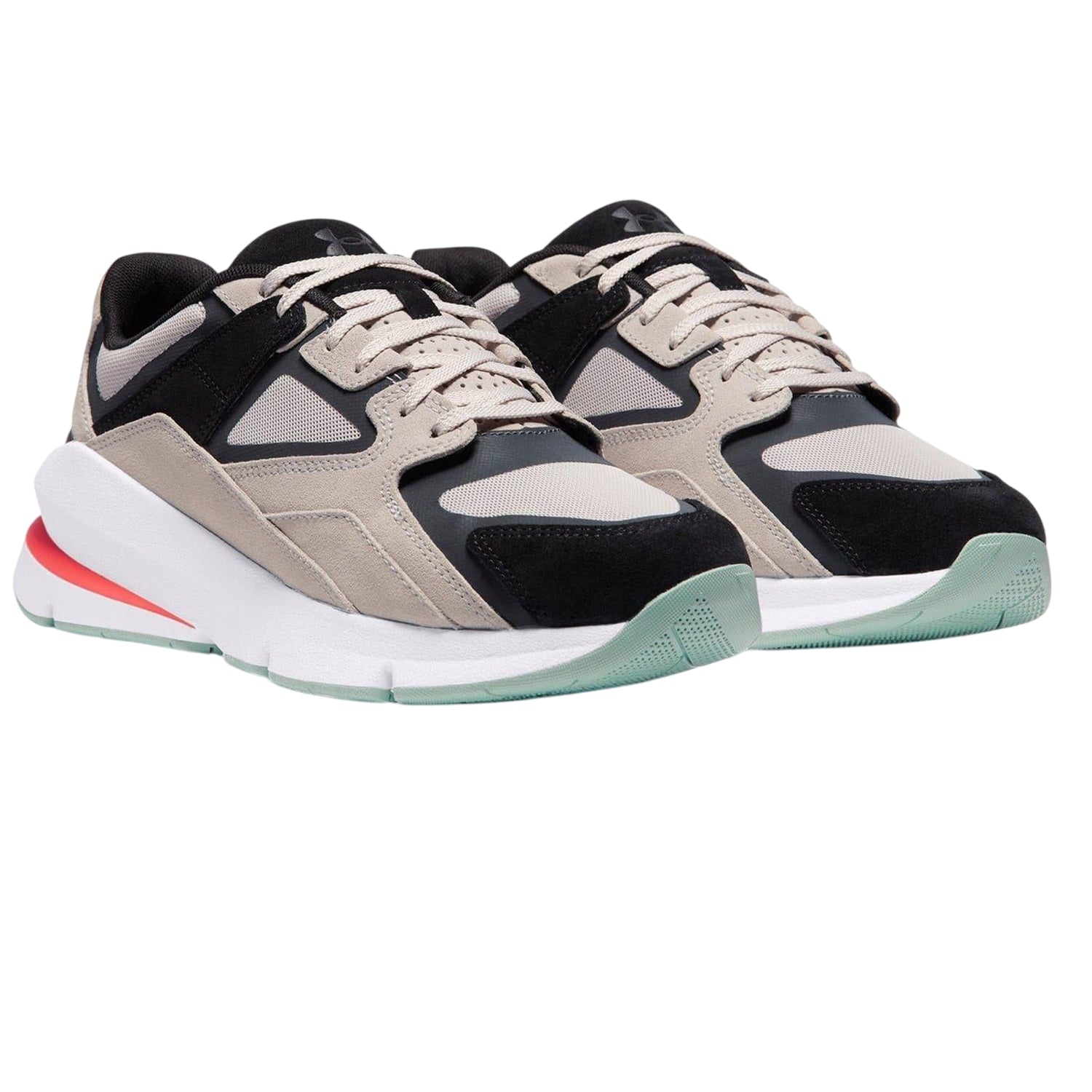 Grey - Lifestyle - Under Armour Mens Forge 96 Suede Low Trainers