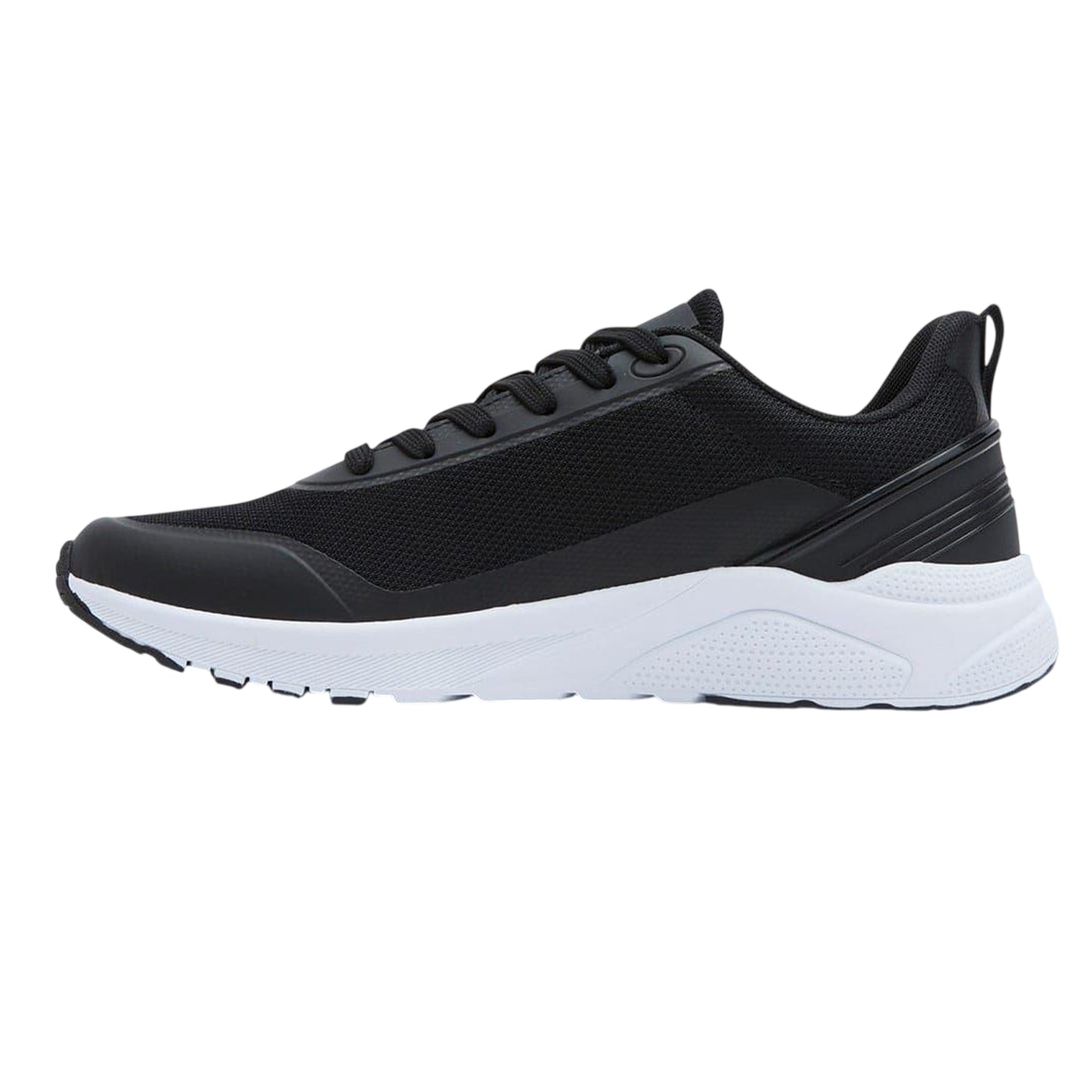 Black - Back - CTI Mens CT 282 Lace Up Trainers