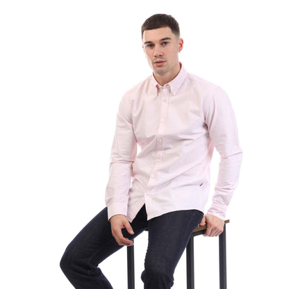 Pink - Lifestyle - Boss Mens H-Roan Oxford Cotton Shirt