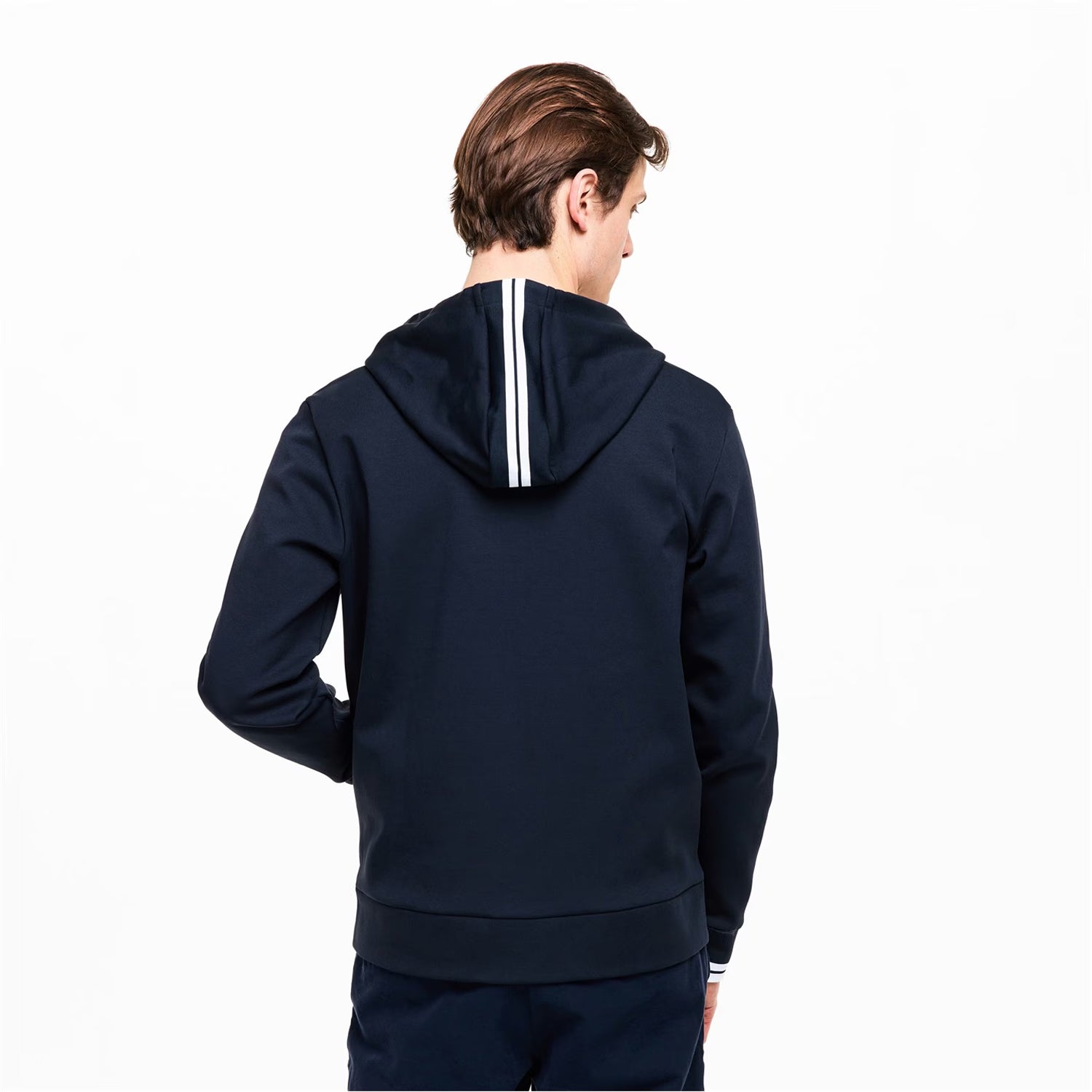 Dark Blue - Lifestyle - Boss Mens Stretch Sport Full Zip Hoodie