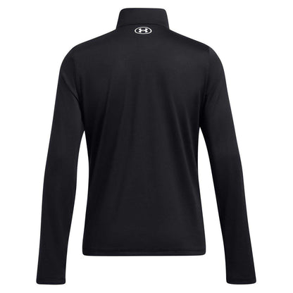 Black - Back - Under Armour Womens-Ladies Tech Lightweight Tracksuit Top