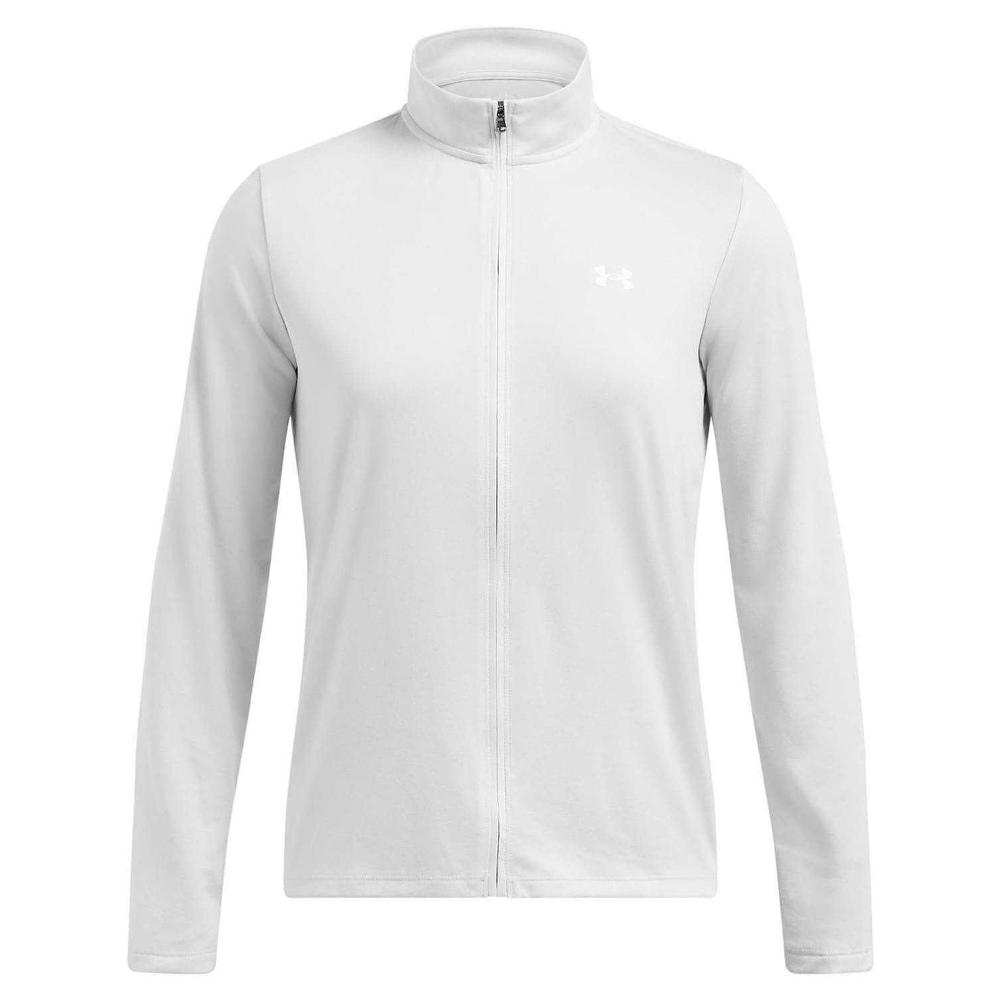 Halo Grey - Front - Under Armour Womens-Ladies Tech Lightweight Tracksuit Top
