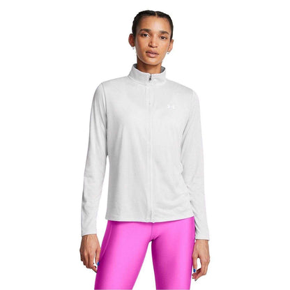 Halo Grey - Side - Under Armour Womens-Ladies Tech Lightweight Tracksuit Top