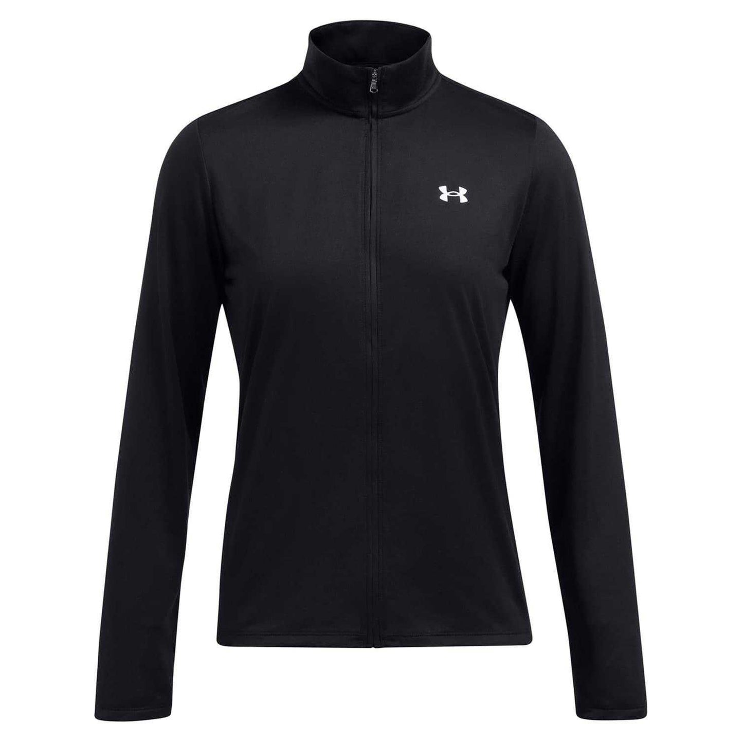 Black - Front - Under Armour Womens-Ladies Tech Lightweight Tracksuit Top