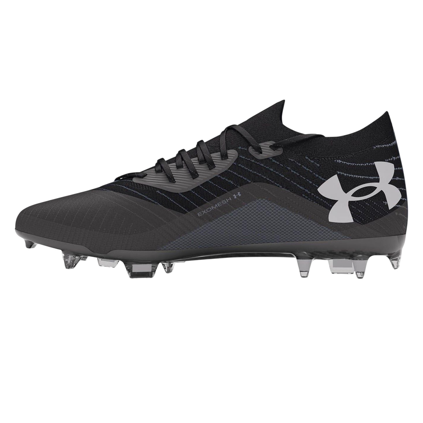 Black - Back - Under Armour Womens-Ladies Shadow Elite 2.0 Firm Ground Football Boots