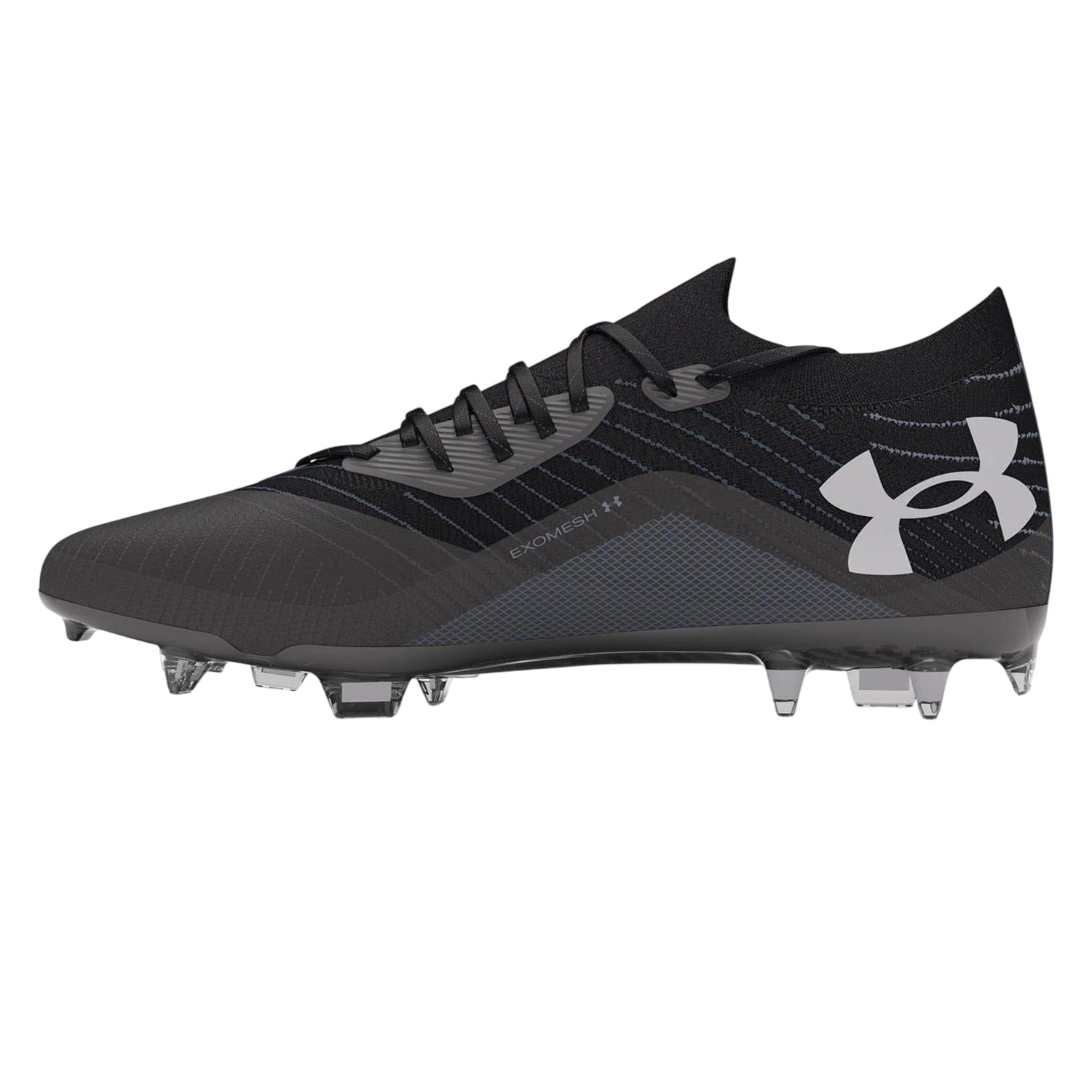 Black - Back - Under Armour Womens-Ladies Shadow Elite 2.0 Firm Ground Football Boots