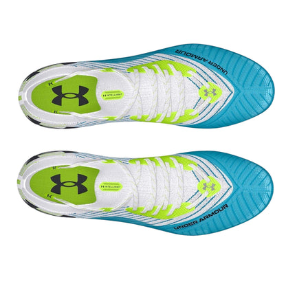 White-Capri - Side - Under Armour Womens-Ladies Shadow Elite 2.0 Firm Ground Football Boots