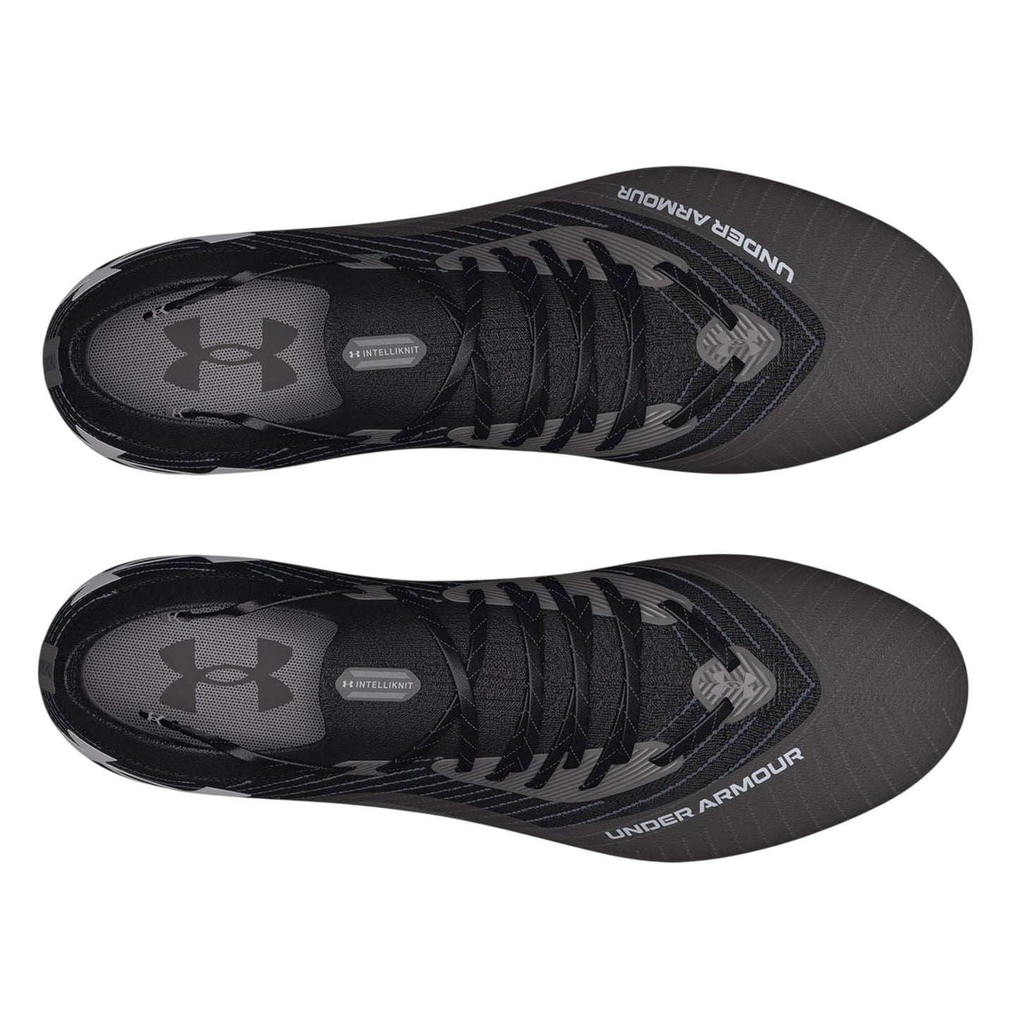 Black - Side - Under Armour Womens-Ladies Shadow Elite 2.0 Firm Ground Football Boots