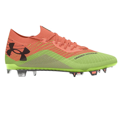 Orange - Front - Under Armour Womens-Ladies Shadow Elite 2.0 Firm Ground Football Boots