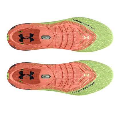 Orange - Side - Under Armour Womens-Ladies Shadow Elite 2.0 Firm Ground Football Boots