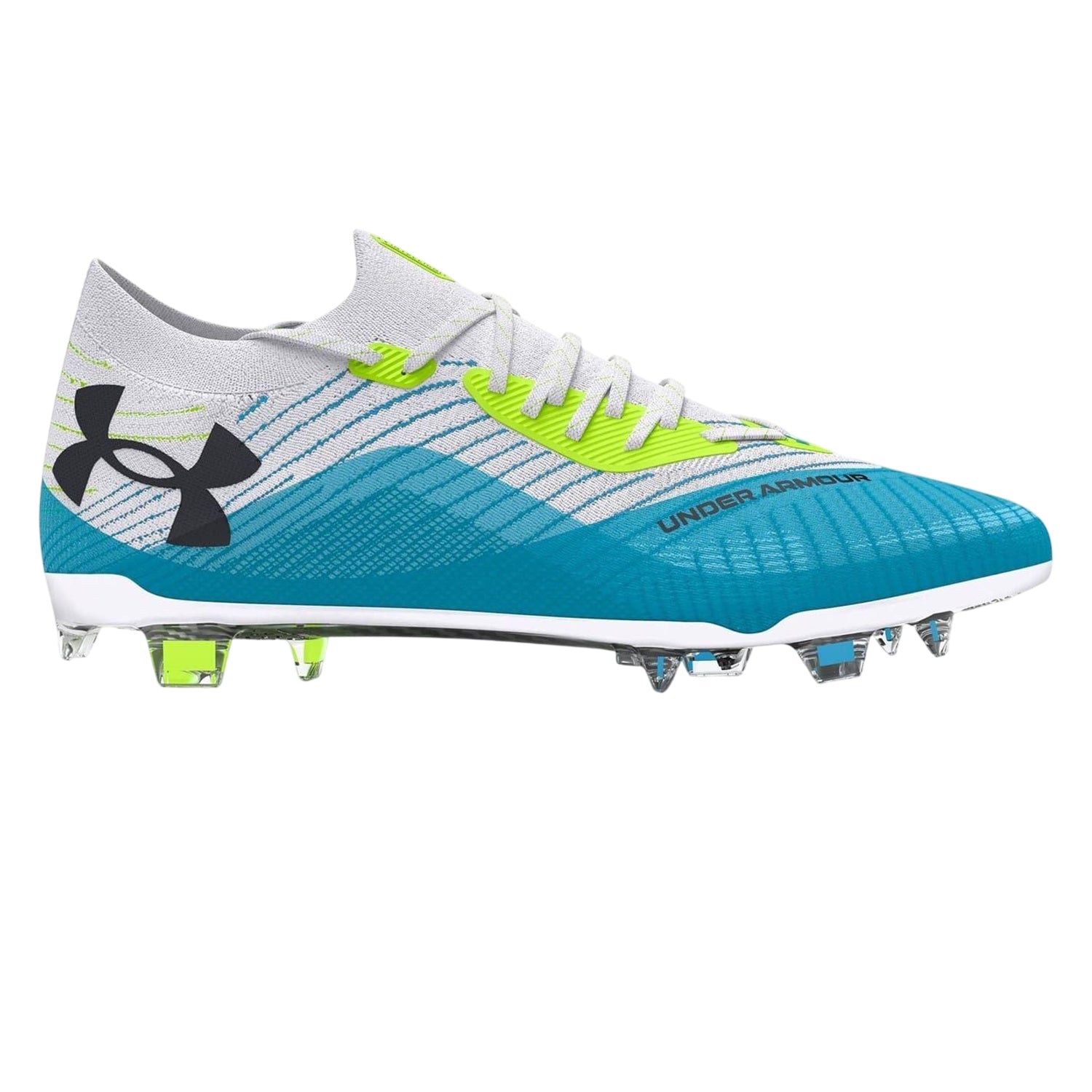 White-Capri - Front - Under Armour Womens-Ladies Shadow Elite 2.0 Firm Ground Football Boots