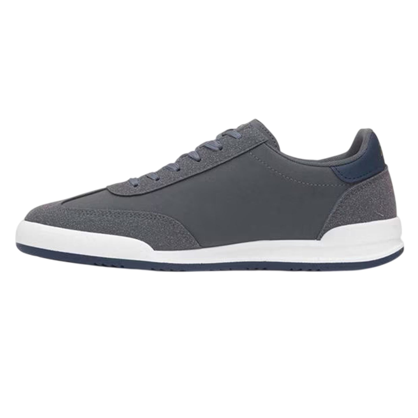 Charcoal - Back - Original Penguin Mens Stripe Logo Trainers