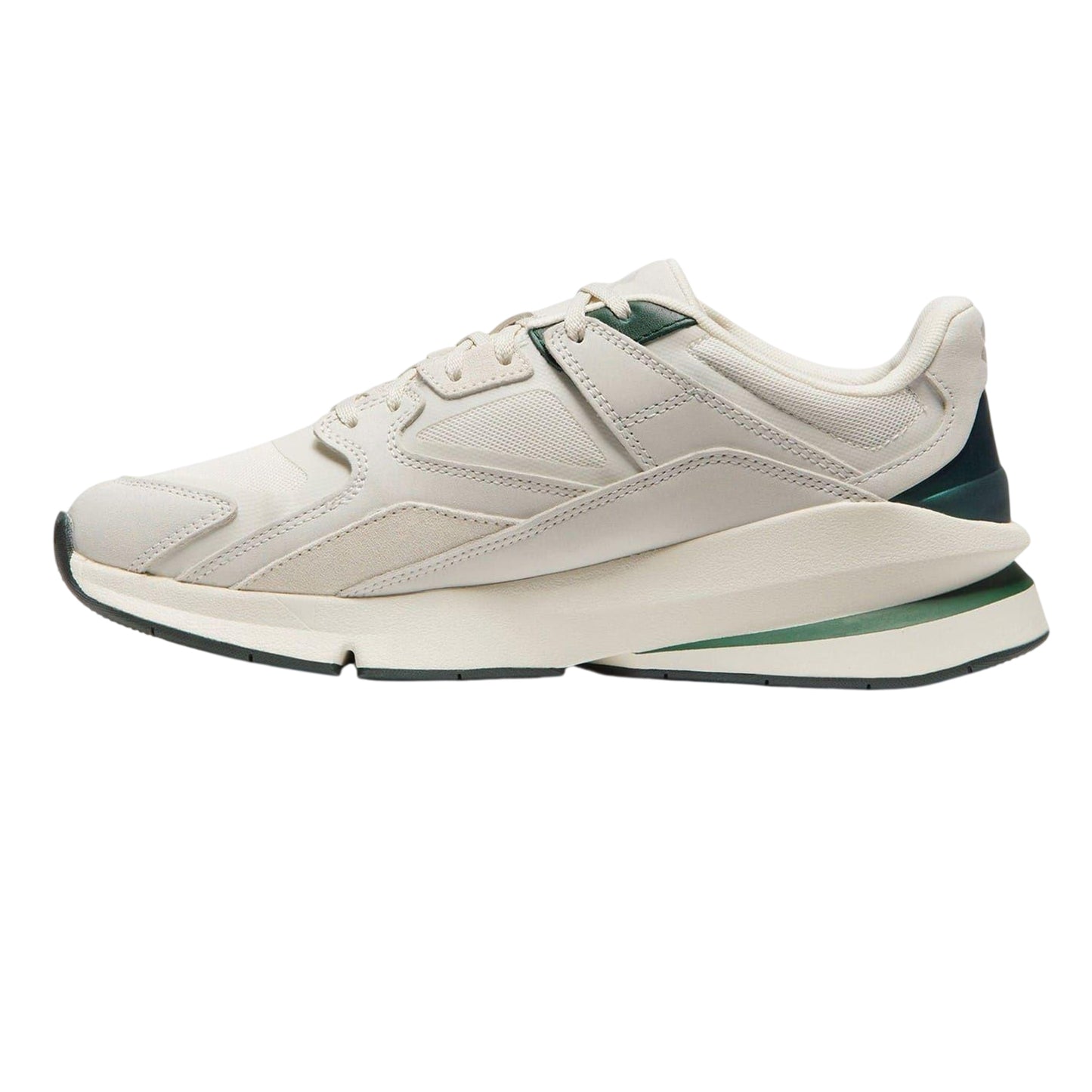 White - Back - Under Armour Womens-Ladies Forge 96 Leather Platform Trainers