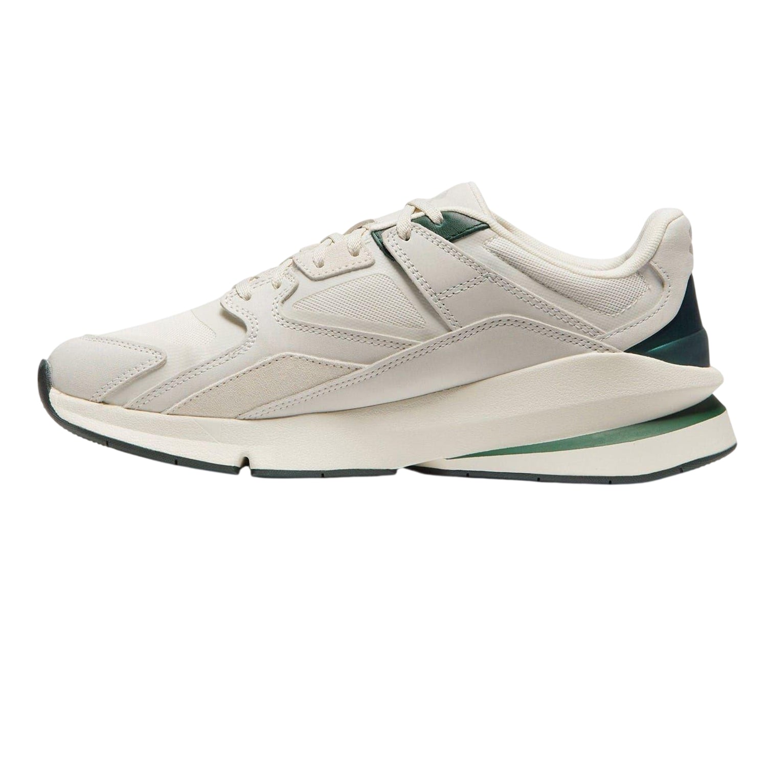 White - Back - Under Armour Womens-Ladies Forge 96 Leather Platform Trainers