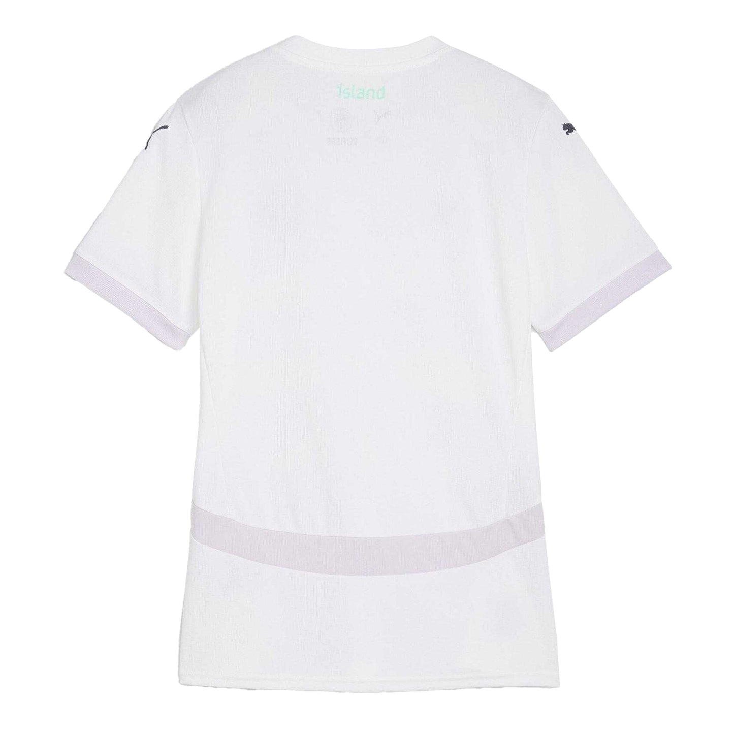 White-Navy - Back - Puma Womens-Ladies 2025 Iceland Away Shirt