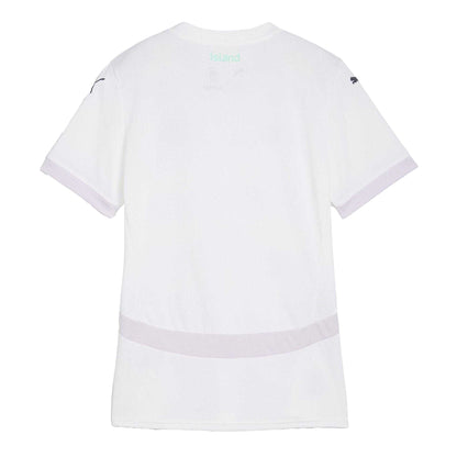 White-Navy - Back - Puma Womens-Ladies 2025 Iceland Away Shirt