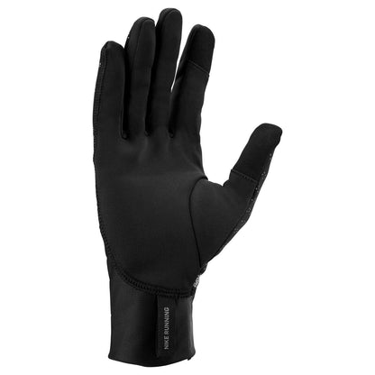 Black-Reflective - Back - Nike Mens Pacer Running Gloves
