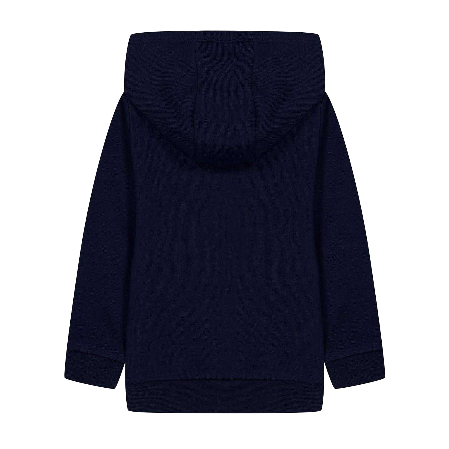 Navy - Back - Boss Boys Colour Block Regular Full Zip Hoodie