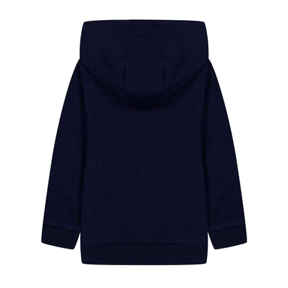 Navy - Back - Boss Boys Colour Block Regular Full Zip Hoodie