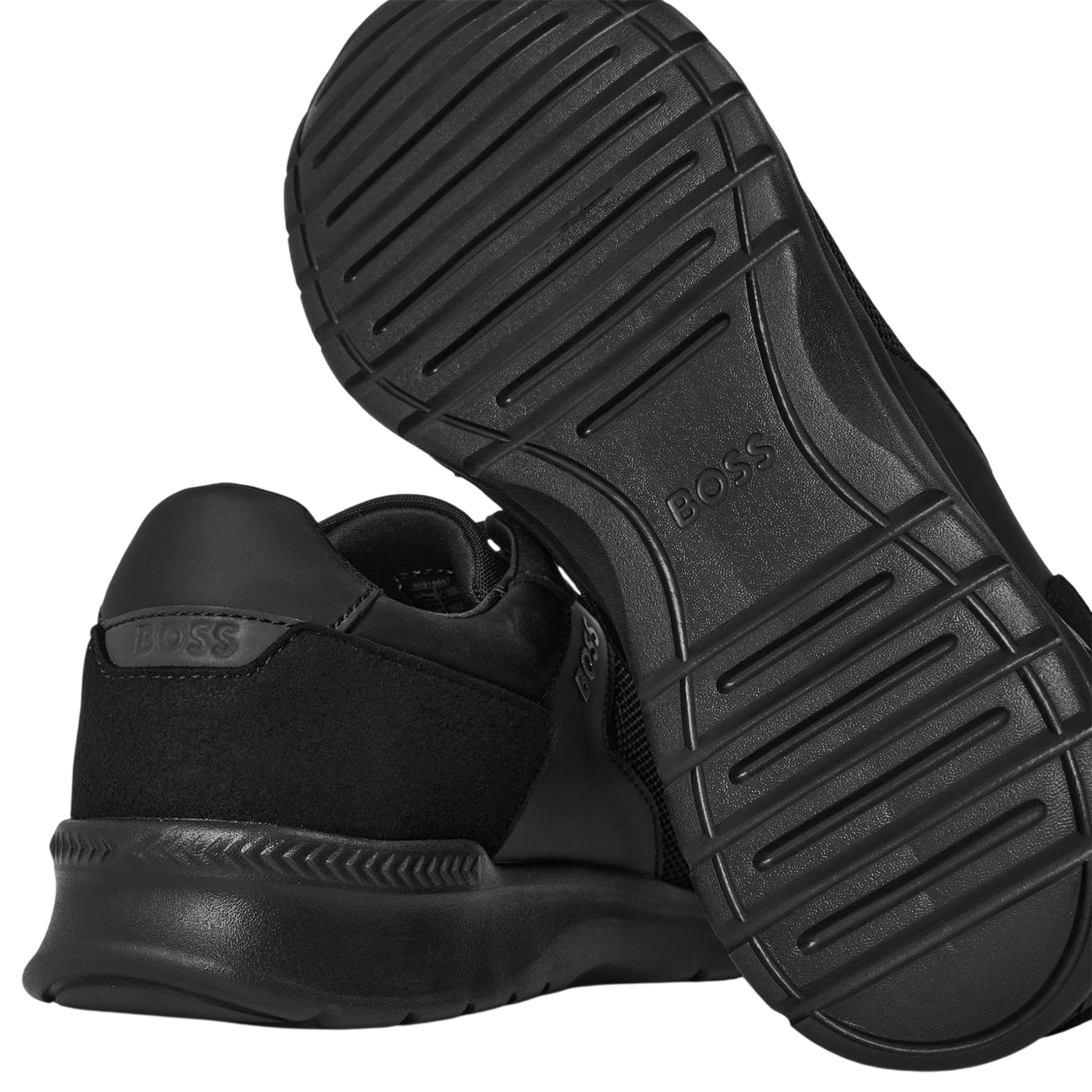 Black - Lifestyle - Boss Mens Extreme Logo Trainers