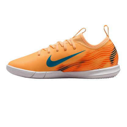 Orange-Melon - Side - Nike Childrens-Kids Mercurial Vapor Academy Graphic Print Shoes