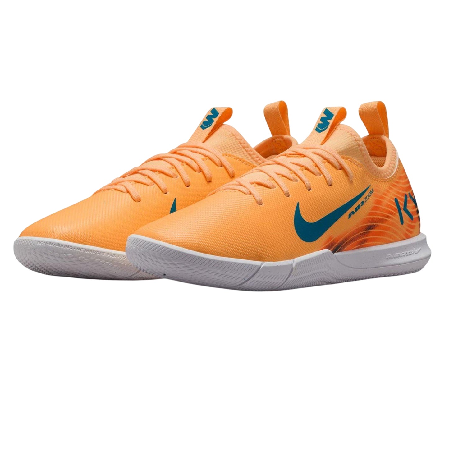 Orange-Melon - Lifestyle - Nike Childrens-Kids Mercurial Vapor Academy Graphic Print Shoes