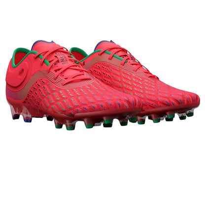Red-Green-Black - Lifestyle - Under Armour Womens-Ladies Clone Magnetico Elite Firm Ground Football Boots